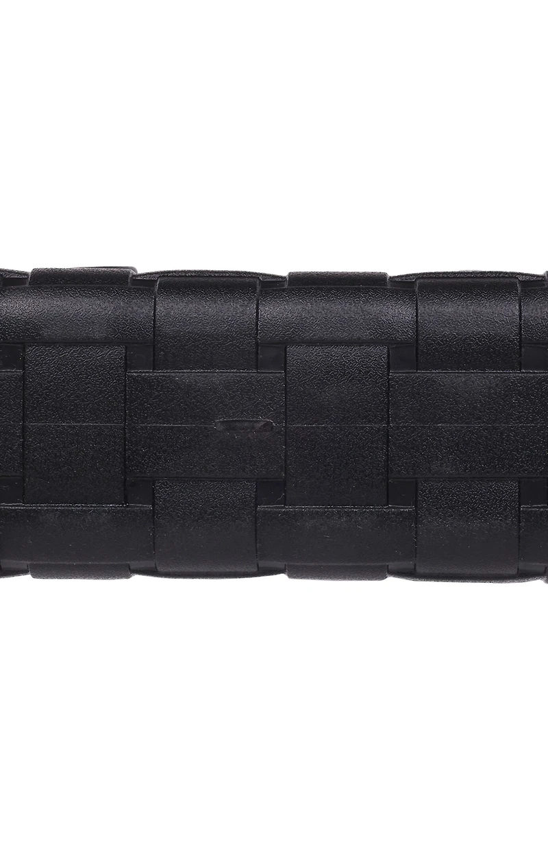 Crocs Black Small Woven Crocssbody Tote Bag