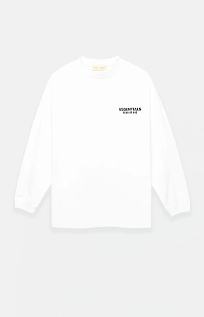 Fear of God ESSENTIALS Bright White Classic Long Sleeve T-Shirt