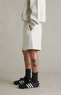Fear of God ESSENTIALS Oatmeal Heather Signature Classic Sweat Shorts