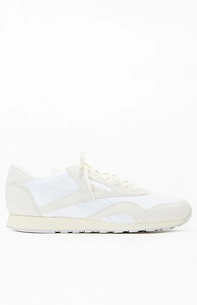 Reebok Light Gray Classic Nylon Vintage Suede Shoes