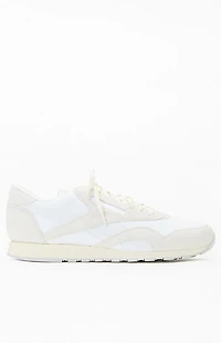 Reebok Light Gray Classic Nylon Vintage Suede Shoes