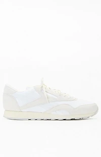 Reebok Light Gray Classic Nylon Vintage Suede Shoes