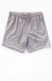 Pacsun Gray Pacific Sunwear Aaron Mesh Volley Shorts