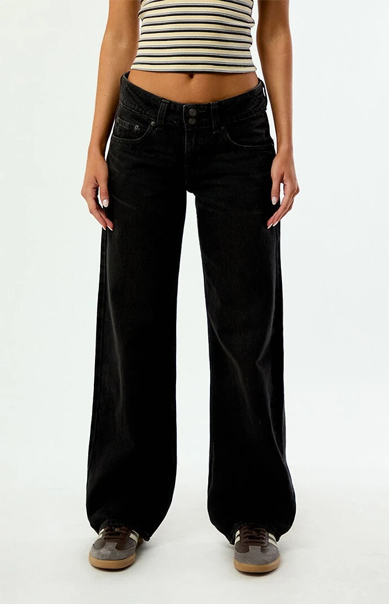 Levi's Black So Fundamental Superlow Loose Jeans