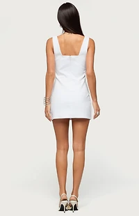 Edikted Adanna Side Slit Mini Dress