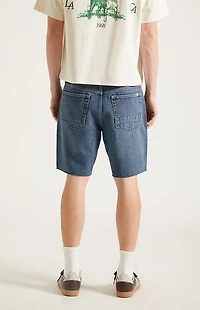 Pacsun Harrison Cutoff Baggy Jean Shorts Medium Blue