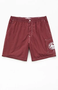 Pacsun Red Rider Baggy 7.5" Swim Trunks