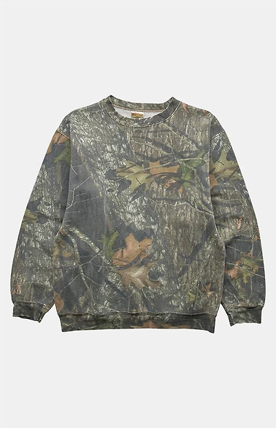 PS VINTAGE 2000s Camo Crew Neck Sweatshirt