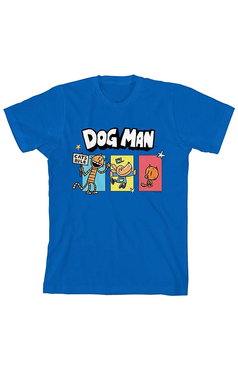 Kids Dog Man Petey the Cat & Lil T-Shirt
