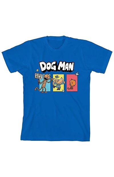 Kids Dog Man Petey the Cat & Lil T-Shirt