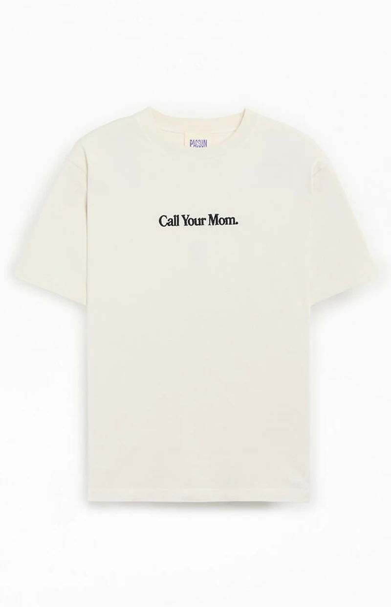 Pacsun Call Your Mom Embroidered T-Shirt