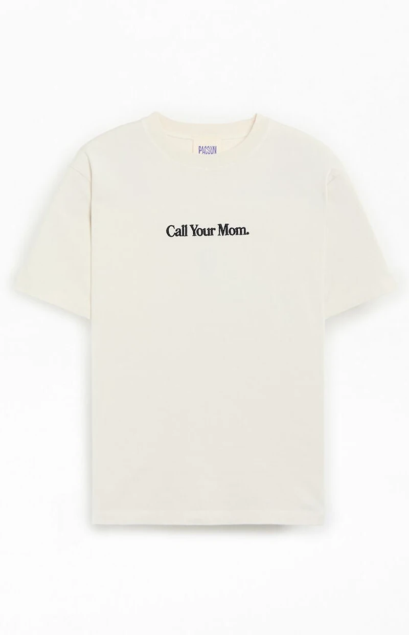 Pacsun Call Your Mom Embroidered T-Shirt