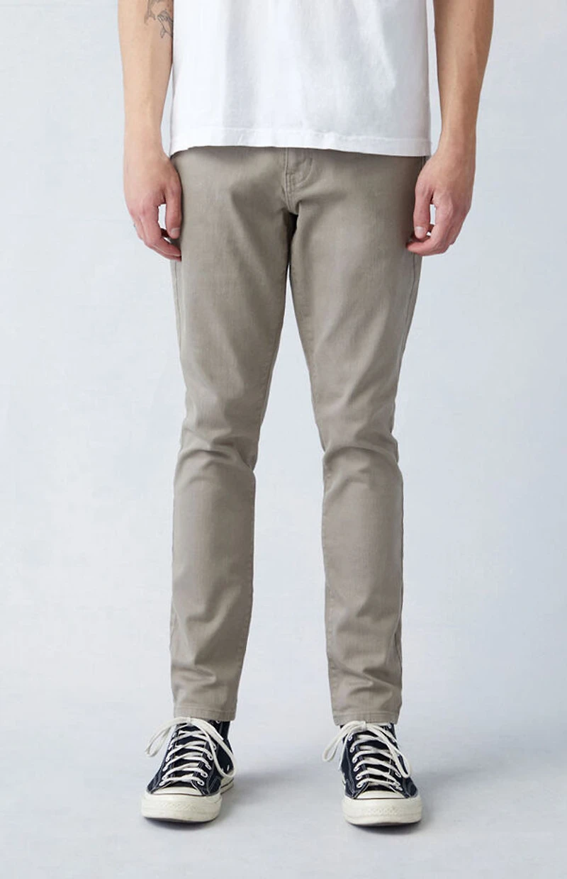 Pacsun Eco Comfort Stretch Olive Skinny Jeans