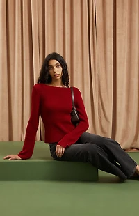 Beverly and Beck Chloe Bell Sleeve Sweater