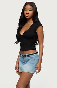 Edikted Alza Button Up Top