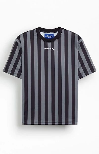 Awake NY Striped Short Sleeve Soccer Jersey