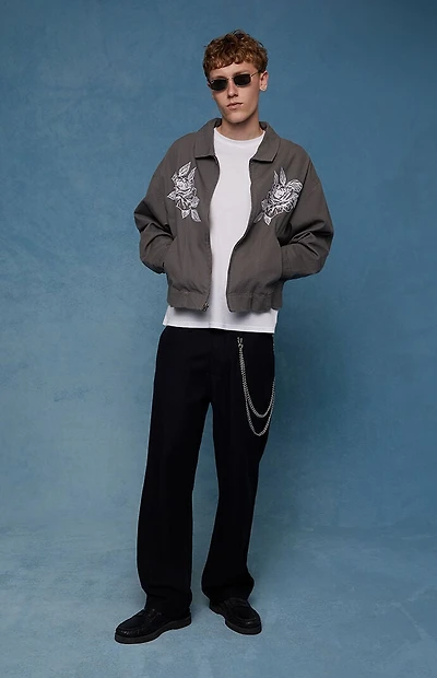 Pacsun Black Straight Leg Linen Pants