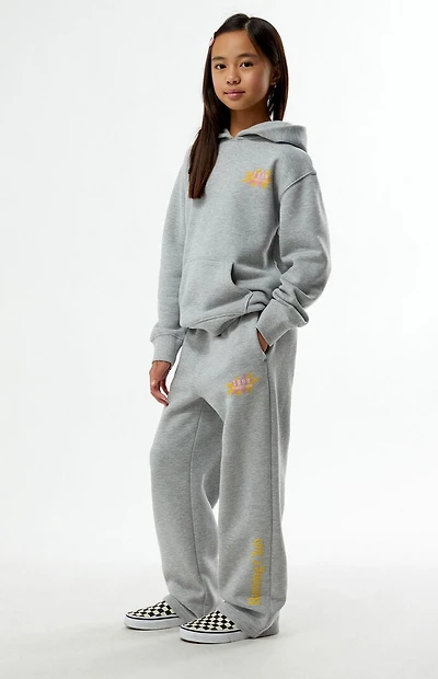 Pacsun Kids Heather Grey 1998 Marathon Baggy Sweatpants