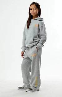 Pacsun Kids Heather Grey 1998 Marathon Baggy Sweatpants