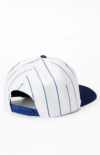 New Era LA Dodgers 9FIFTY Satin Pinstripe Snapback Hat
