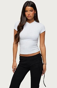 Edikted Aire V Neck T-Shirt