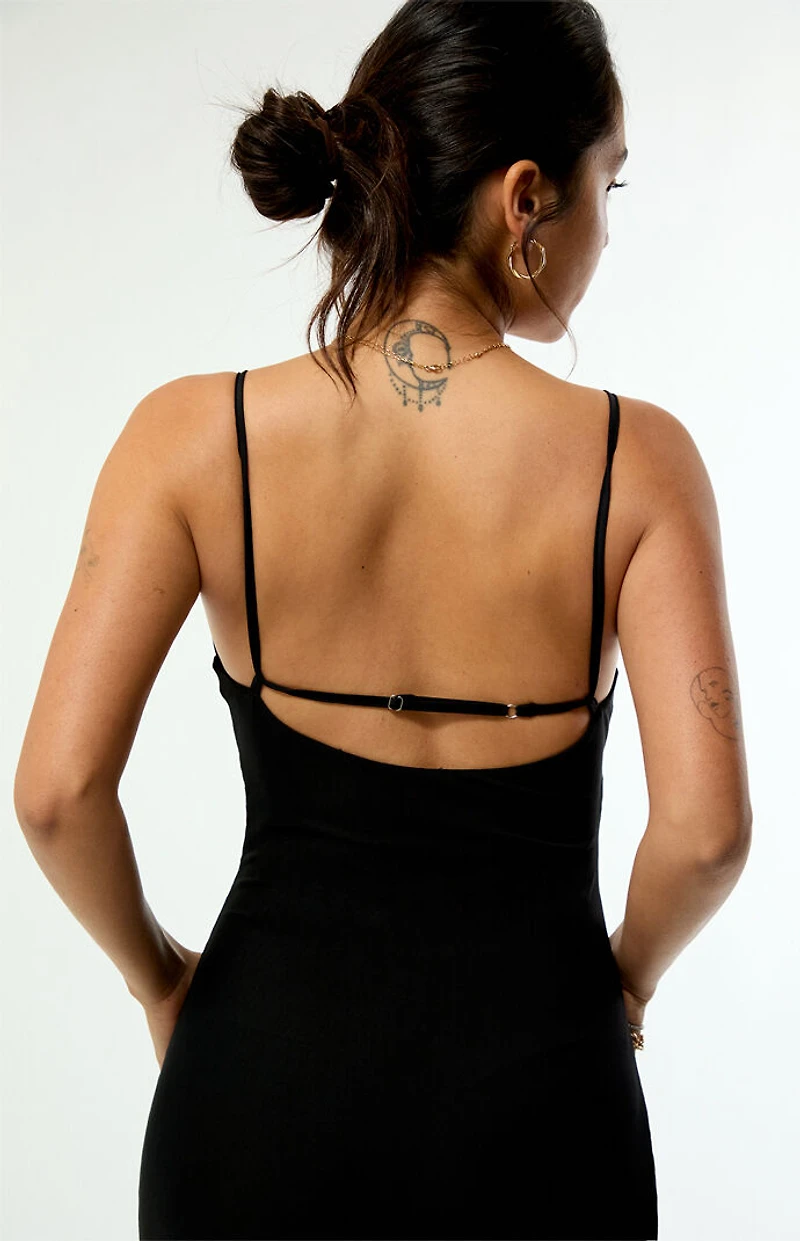 Beverly and Beck Elena Mesh Maxi Dress