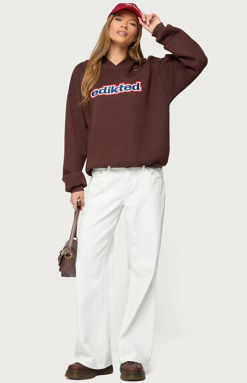 Edikted Sweet Treat Oversized Hoodie
