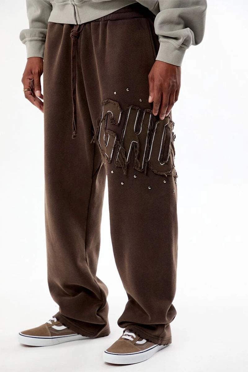 Pacsun Ghost Applique Baggy Sweatpants