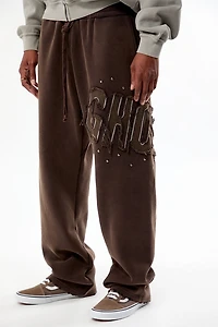 Pacsun Ghost Applique Baggy Sweatpants