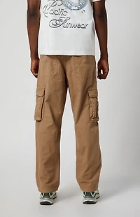 Pacsun Tan Ripstop Baggy Cargo Pants