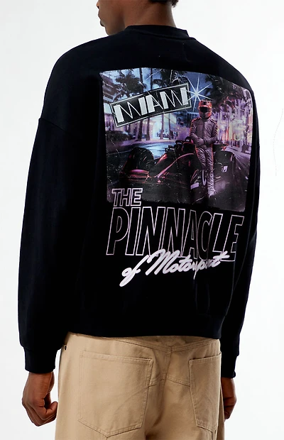 Formula 1 x PacSun Miami Black Crew Neck Sweatshirt