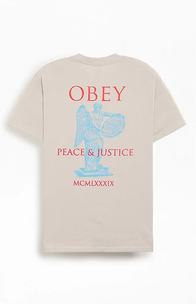 Obey Peace & Justice Statue T-Shirt