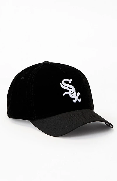 New Era x PS Reserve Black Chicago White Sox 9FORTY Velvet Snapback Hat