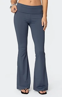 Edikted Jayna Fold Over Leggings