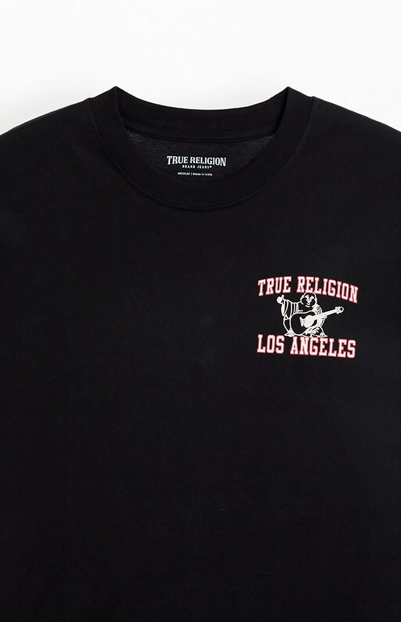 True Religion Mesh Print Buddha T-Shirt