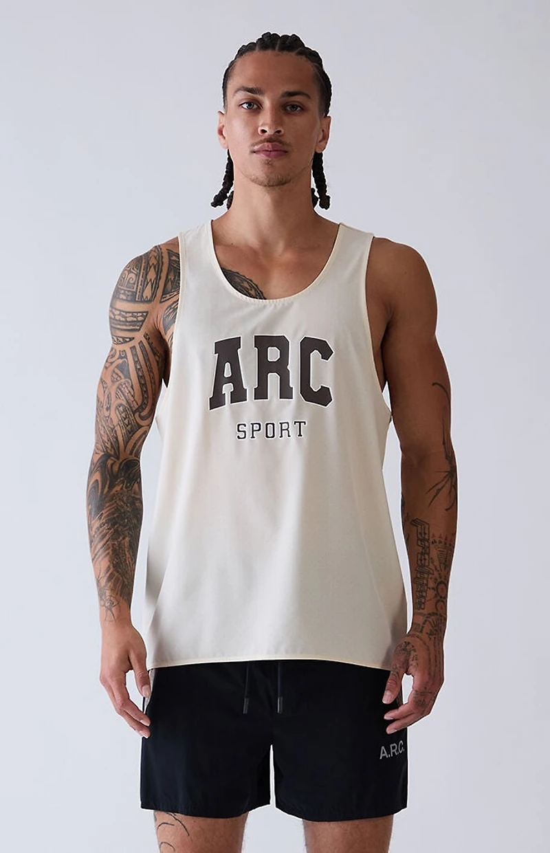 A.R.C. Grey Active Singlet Tank Top