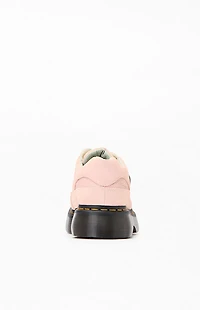 Dr Martens Women's Pink Buzz 5-Eye Leather Sneakers