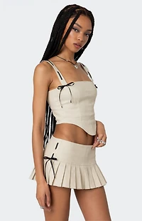 Edikted Margaret Ribbon Bow Corset