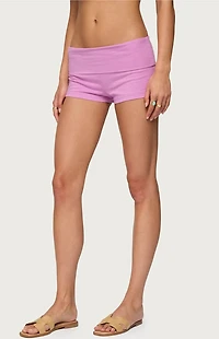 Edikted Fleur Fold Over Shorts