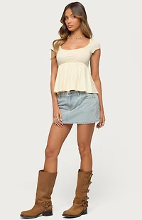 Edikted Kingsley Babydoll Top