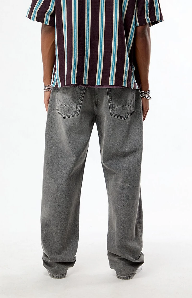 Pacsun Logan Relaxed Straight Jeans Gray