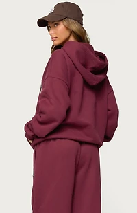 Edikted Camo Crush Oversized Hoodie