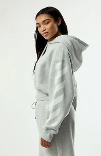 L/AB c/o Off-White Cropped Hoodie