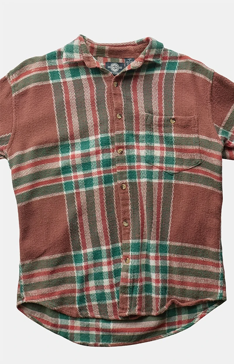 PS VINTAGE '90s Brown Pocket Flannel Top