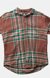 PS VINTAGE '90s Brown Pocket Flannel Top