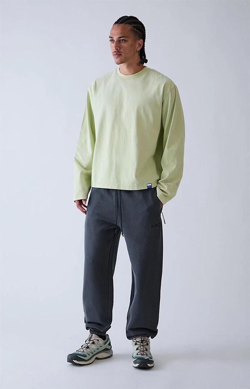 A.R.C. Black Fleece Jogger Sweatpants