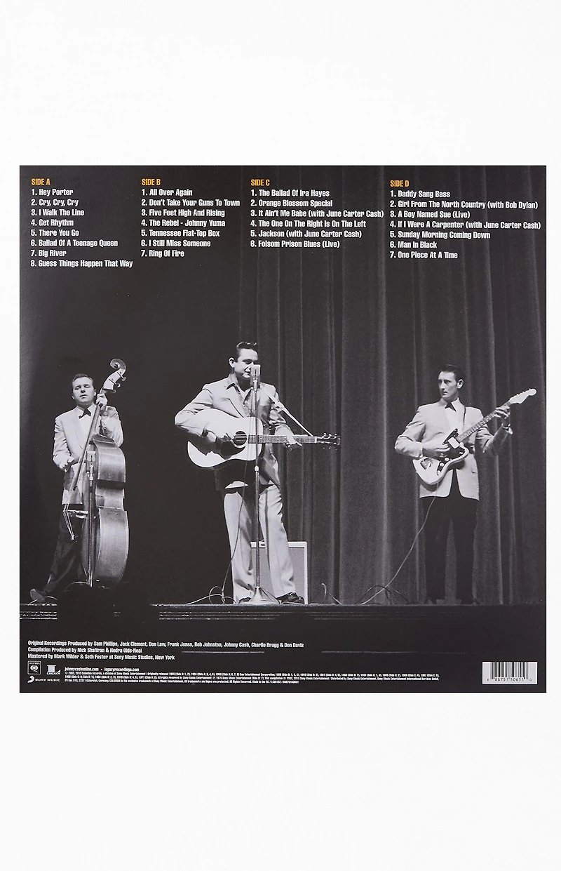 Johnny Cash The Essential Johnny Cash Vinyl Record