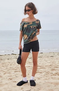 John Galt Black Madelyn Shorts