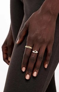 Ana Luisa Elysia Signet Ring