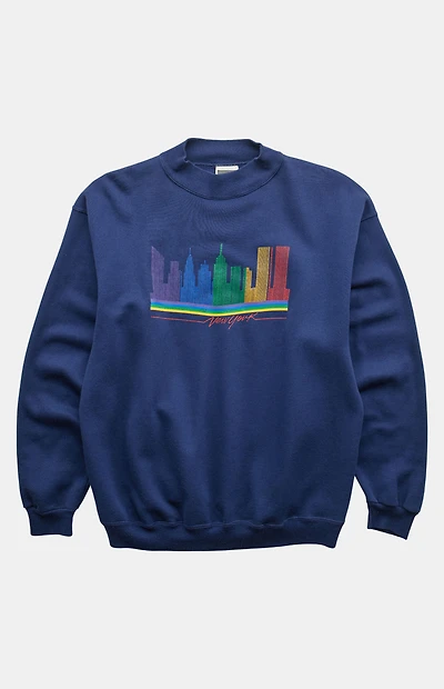 PS VINTAGE 90s New York Crew Neck Sweatshirt